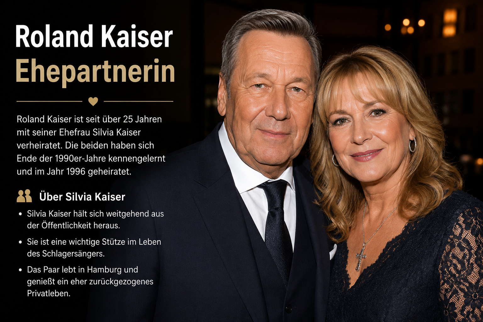 Roland Kaiser Ehepartnerin
