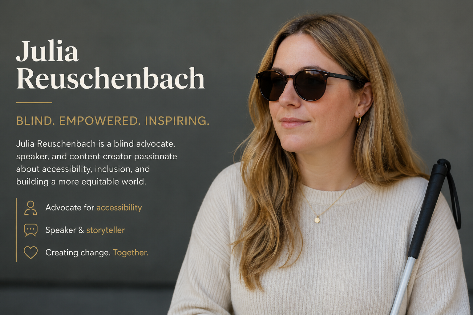 Julia Reuschenbach Blind