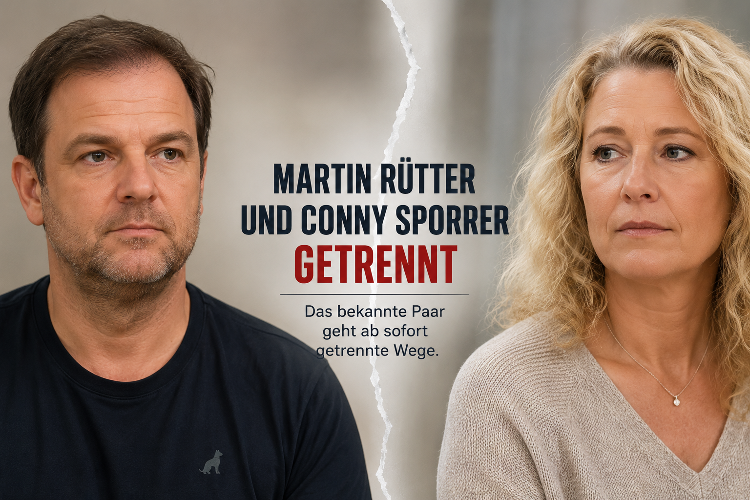 Martin Rütter und Conny Sporrer getrennt