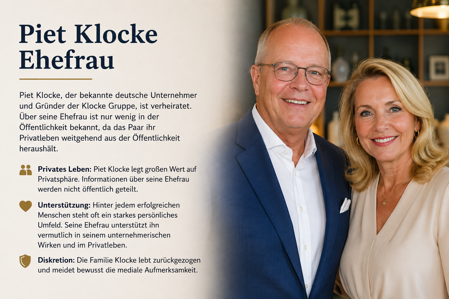 Piet Klocke Ehefrau