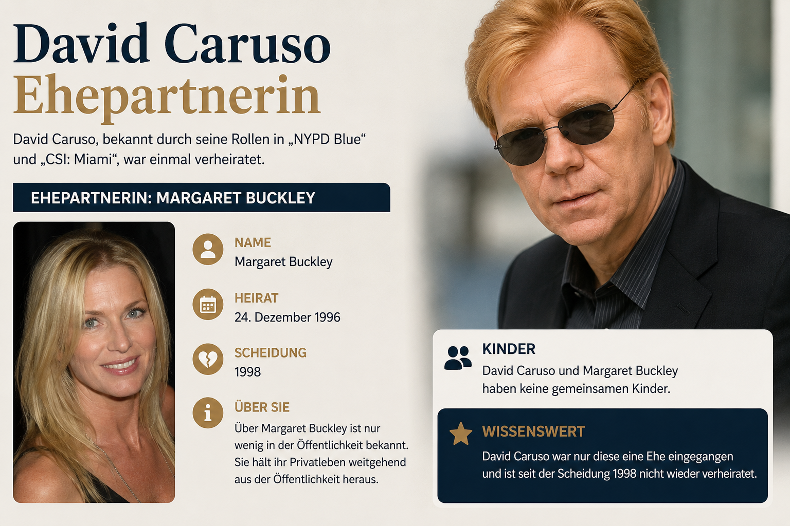 David Caruso Ehepartnerin