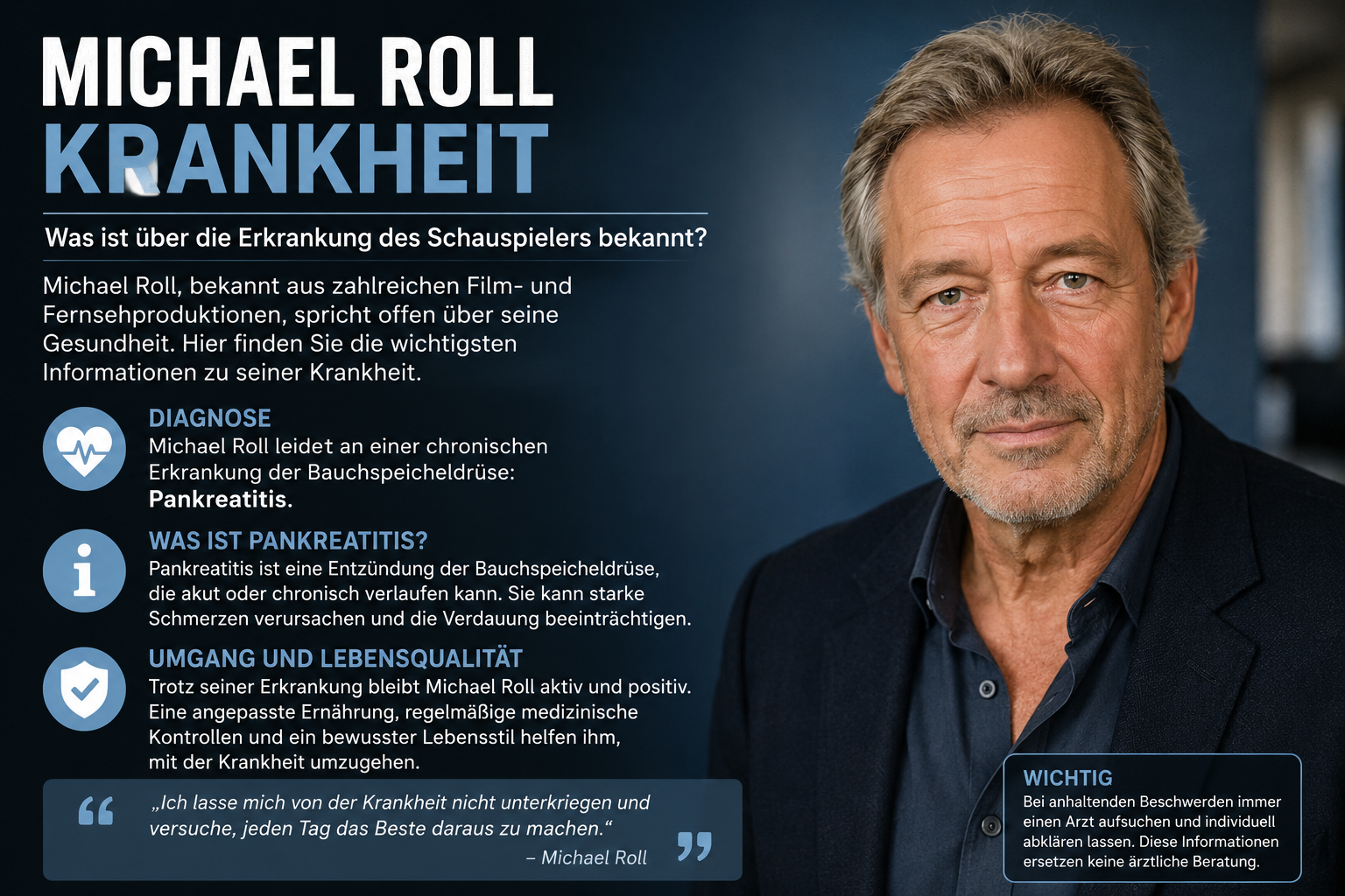 Michael Roll Krankheit