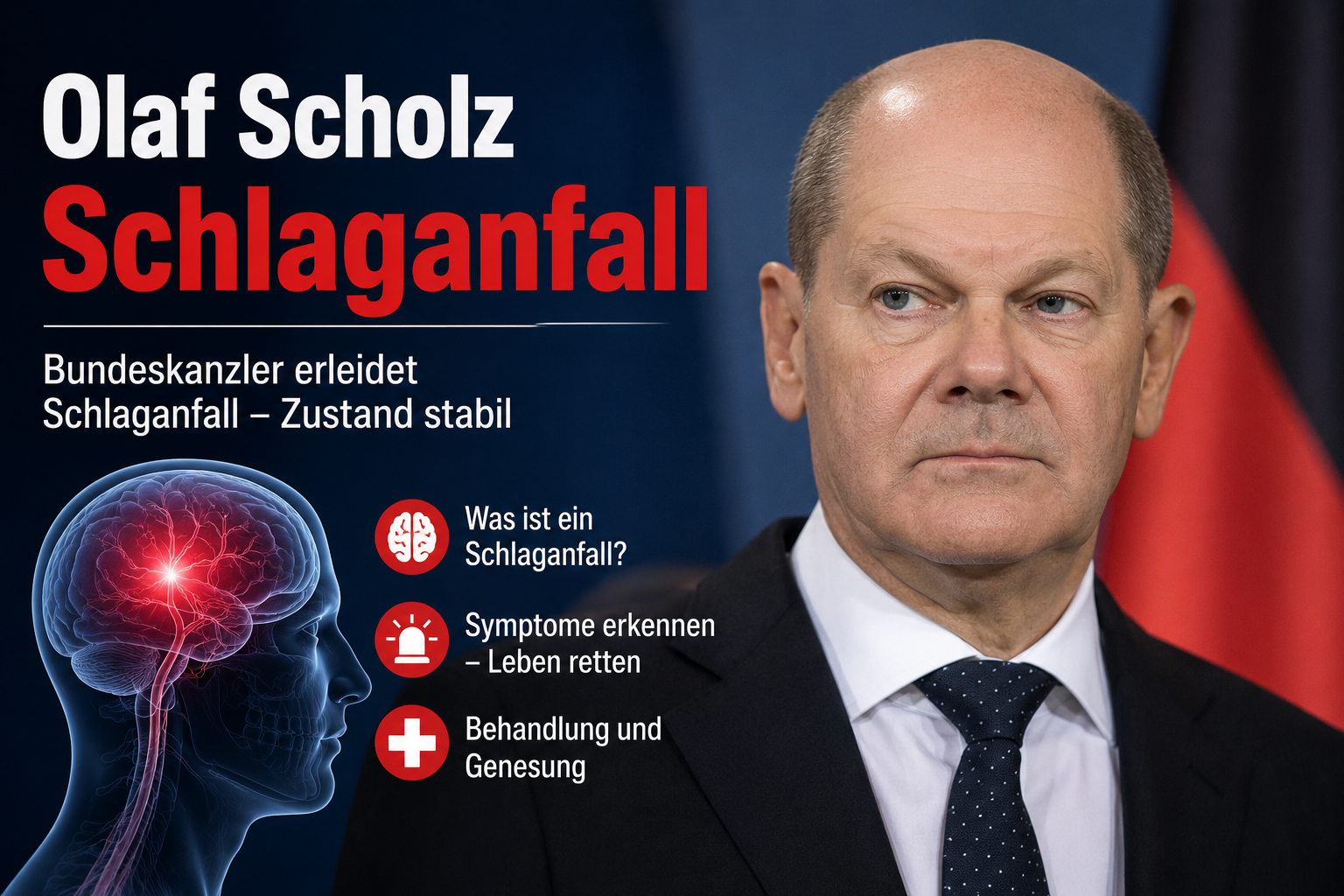 Olaf Scholz Schlaganfall